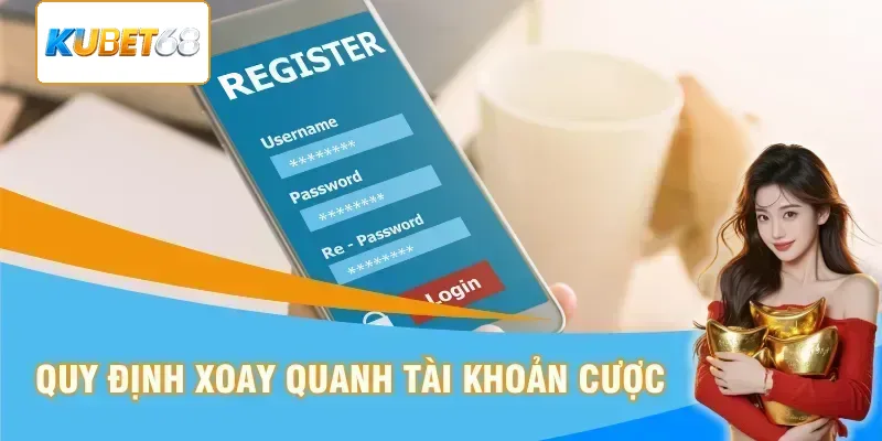 Quy định xoay quanh tài khoản cược