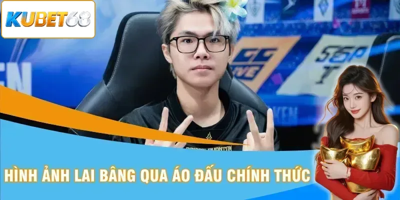 Hình ảnh Lai Bâng qua áo đấu chính thức