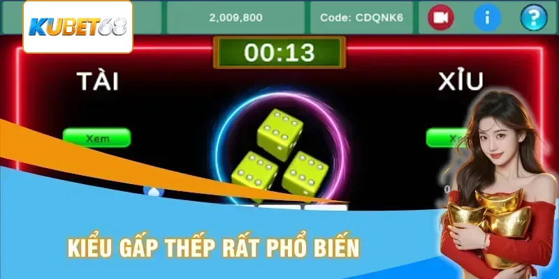 Kiểu gấp thếp khá phổ biến