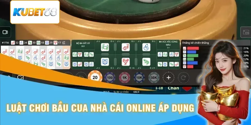 Luật chơi bầu cua được nhà cái online áp dụng