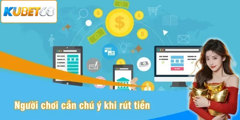 Hội viên cần hết sức chú ý khi rút tiền