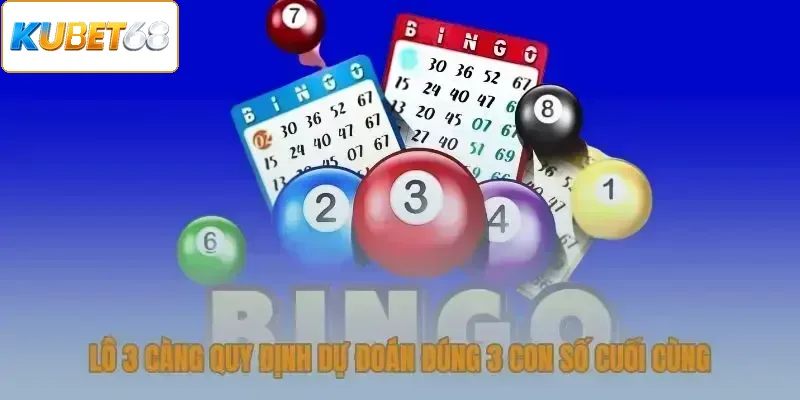 Lô 3 càng yêu cầu đoán đúng 3 số cuối