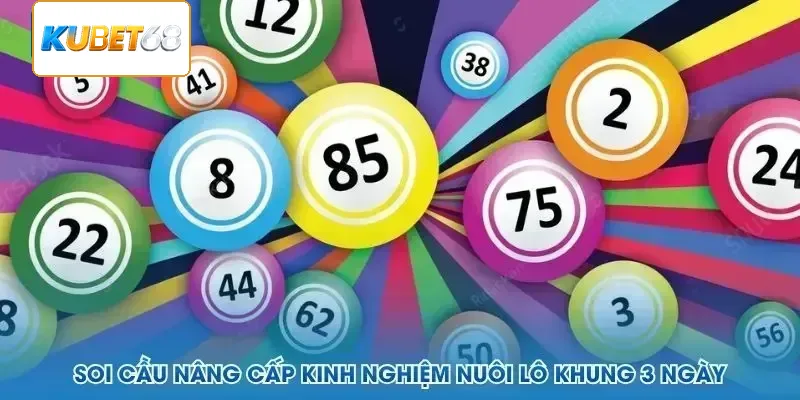 Soi cầu nâng cấp kinh nghiệm nuôi lô khung 3 ngày